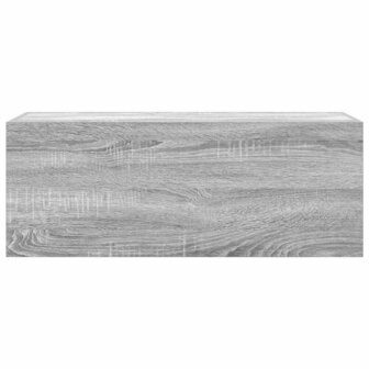 Badkamerwandkast 80x25x30 cm bewerkt hout grijs sonoma eiken 6