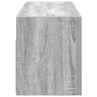 Badkamerwandkast 80x25x30 cm bewerkt hout grijs sonoma eiken 7