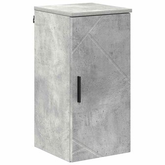Badkamerkast Betongrijs 30 x 31.5 x 61 cm Bewerkt hout 2