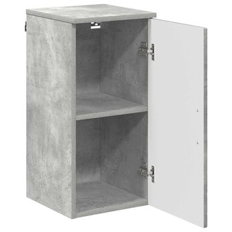 Badkamerkast Betongrijs 30 x 31.5 x 61 cm Bewerkt hout 5