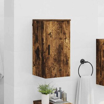 Badkamerkast Gerookt eiken 30 x 31.5 x 61 cm Bewerkt hout 4