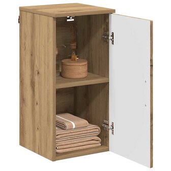 Badkamerkast artisanaal eikenkleurig 30 x 31.5 x 61 cm 3