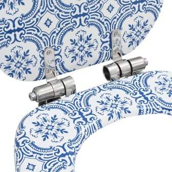 Toiletbril met soft-close deksel porselein MDF 6