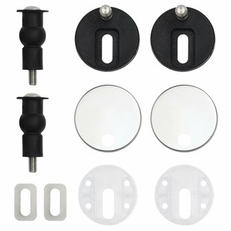 Toiletbrillen met soft-close deksel 2 st strand MDF 8