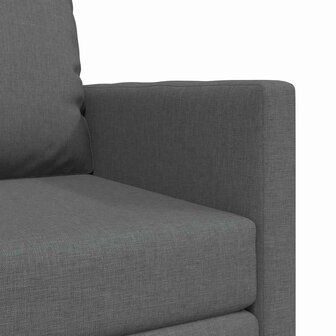 Vloerslaapbank met kussen Donkergrijs 74 x 77 x 81 cm Stof 8