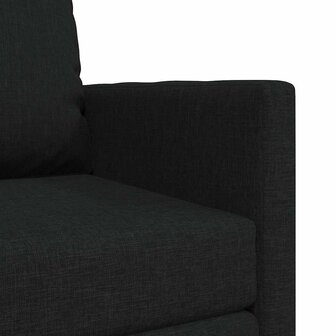 Vloerslaapbank met kussen Zwart 74 x 77 x 81 cm Stof 8