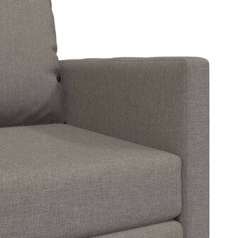 Vloerslaapbank met kussen Taupe 74 x 77 x 81 cm Stof 8