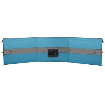 Windscherm camping waterdicht 490x123 cm blauw 6