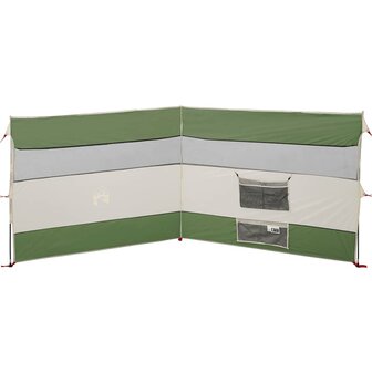 Windscherm camping waterdicht 340x130 cm groen 6