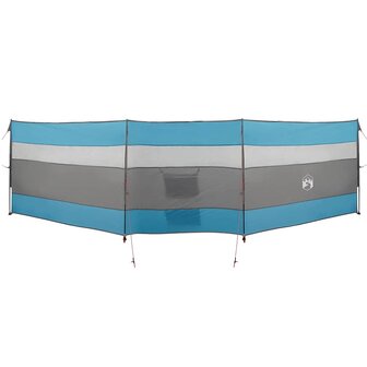 Windscherm camping waterdicht 508x130 cm blauw 4