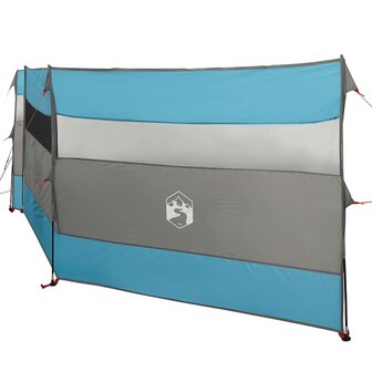 Windscherm camping waterdicht 508x130 cm blauw 5