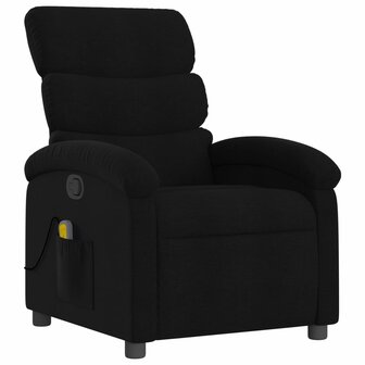 Massagestoel met zwarte stof 3