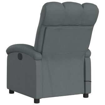 Massagestoel in donkergrijze stof 6