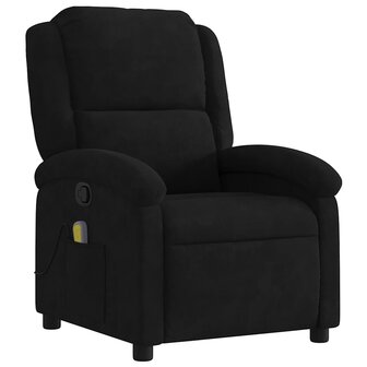Massagestoel van zwart fluweel 3