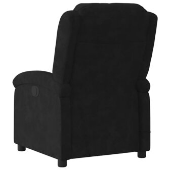 Massagestoel van zwart fluweel 4