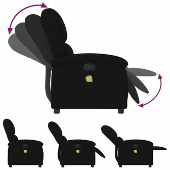 Massagestoel van zwart fluweel 5