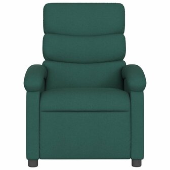 Massagestoel met donkergroene stof 4
