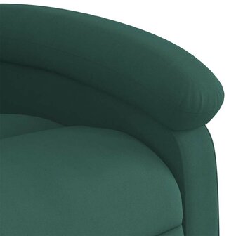 Massagestoel in donkergroen fluweel 9