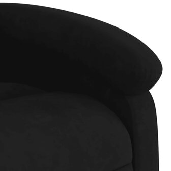 Massagestoel van zwart fluweel 9