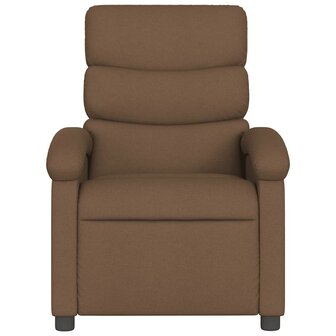 Massagestoel verstelbaar stof bruin 4