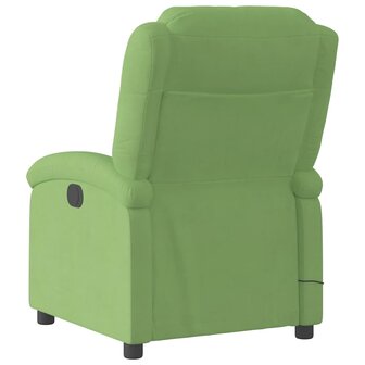 Massagestoel verstelbaar fluweel lichtgroen 6