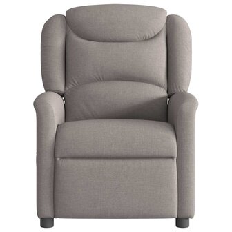 Massagestoel verstelbaar stof taupe 3