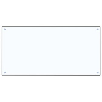 Spatscherm keuken 120x60 cm gehard glas transparant 2