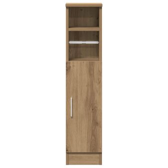 Badkamerkast met rolhouder 20,5x22x90 cm artisanaal eikenkleur 4