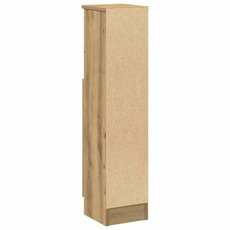 Badkamerkast met rolhouder 20,5x22x90 cm artisanaal eikenkleur 7