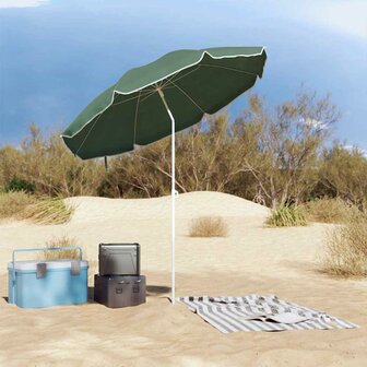 Strandparasol Groen 161 x 193 cm Polyester 3