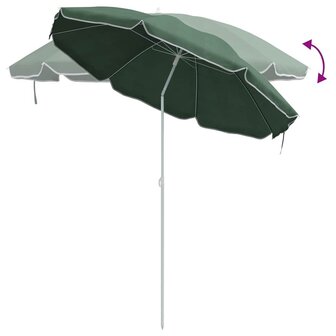Strandparasol Groen 161 x 193 cm Polyester 7