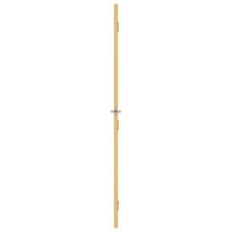 Binnendeur smal 76x201,5 cm gehard glas en aluminium goudkleur 4