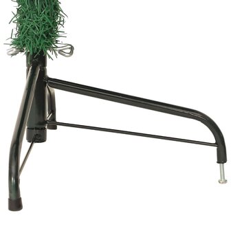 Kunstkerstboom met standaard half 180 cm PVC groen 8