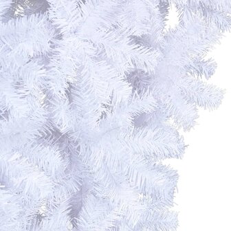 Kunstkerstboom met standaard omgekeerd 120 cm wit 3