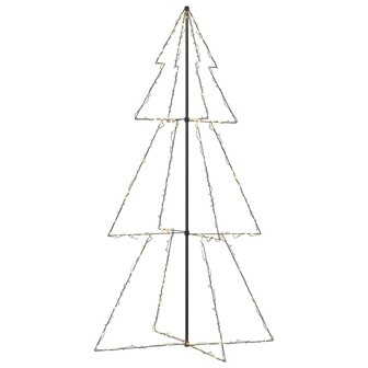 Kegelkerstboom 300 LED&amp;apos;s binnen en buiten 120x220 cm 2