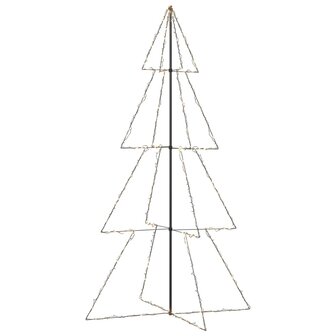 Kegelkerstboom 360 LED&amp;apos;s binnen en buiten 143x250 cm 2