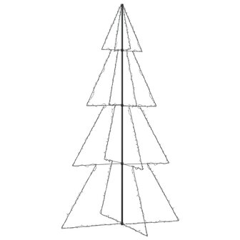 Kegelkerstboom 360 LED&amp;apos;s binnen en buiten 143x250 cm 4