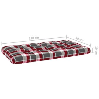 Tuinmiddenbank pallet honingbruin ge&iuml;mpregneerd grenenhout 8