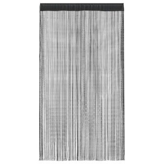 Draadgordijnen 2 st 100x250 cm zwart 4