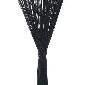 Draadgordijnen 2 st 100x250 cm zwart 7