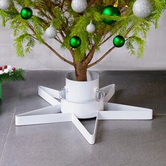 Kerstboomstandaard 47x47x13,5 cm wit 1