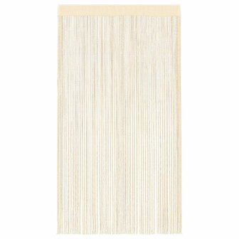 Draadgordijnen 100x250 cm cr&egrave;me 2 st 4