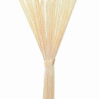 Draadgordijnen 100x250 cm cr&egrave;me 2 st 7