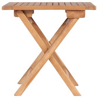 Tuintafel inklapbaar 45x45x45 cm massief teakhout 2