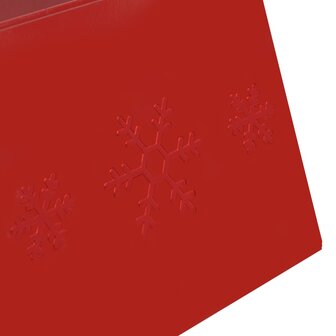Kerstboomrok &Oslash;68x25 cm rood 6