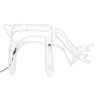 Kerstfiguur rendier 2 st 73x31x45 cm warmwit 3