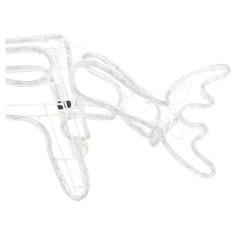 Kerstfiguur rendier 2 st 73x31x45 cm warmwit 4