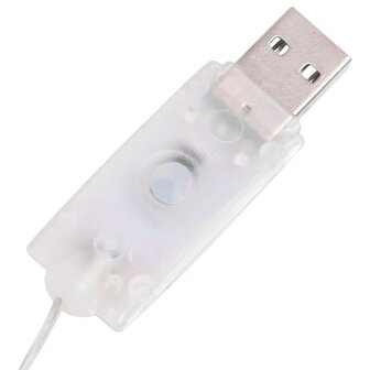 Decoratieve sneeuwpop LED 90 cm luxe stof 7