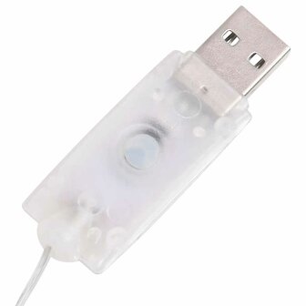 Decoratieve sneeuwpop LED 120 cm luxe stof 7