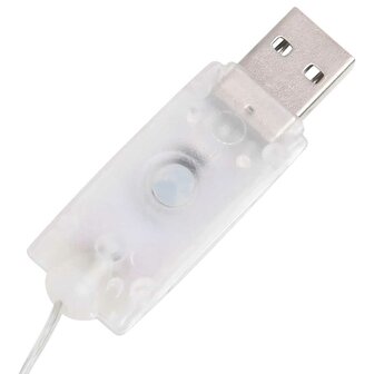 Decoratieve sneeuwpop LED 180 cm luxe stof 7